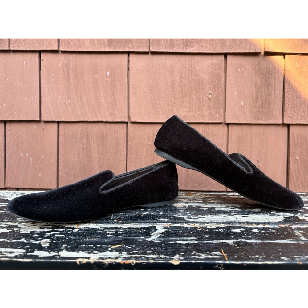 Birdies The Starling black velvet loafers 7